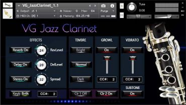 Kontakt Jazz Clarinet sound