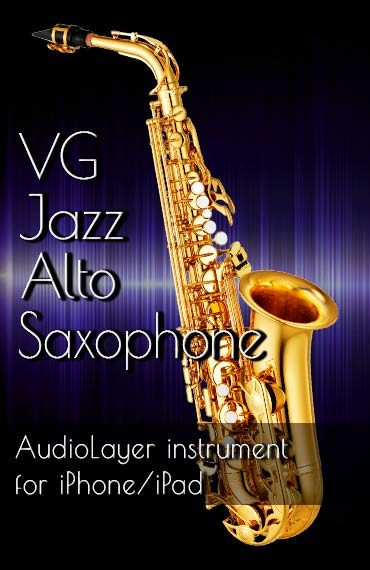 Alto Saxophone sample library for iPad iPhone