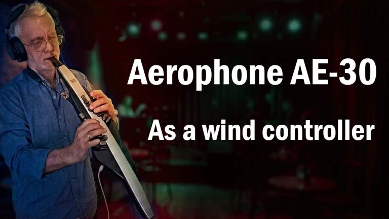 Roland Aerophone AE-30 with VG Wind Ensemble – Controls & Improvisation