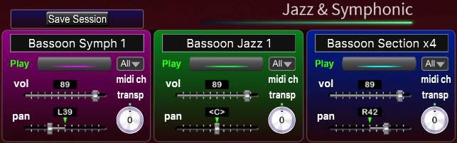 Three Instrument Layers — Sound Selection