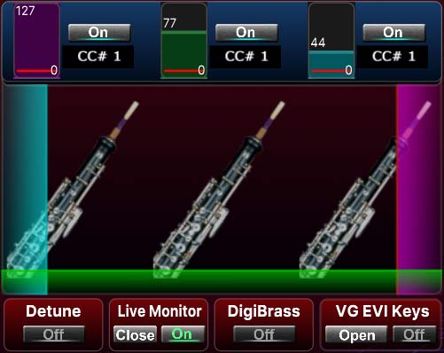 Live Monitor panel