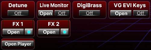 Detune, DigiBrass, VG EVI Keys