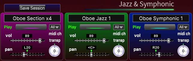 Three Instrument Layers — Sound Selection